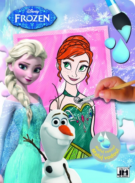 Omalovánka Maluj vodou FROZEN - Ľadové kráľovstvo