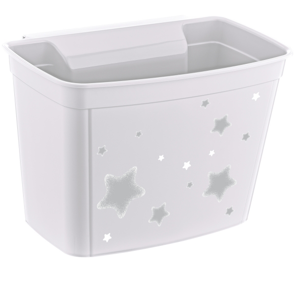 Závesný organizér/box Baby Star, Baby Nellys - 4 l, biely